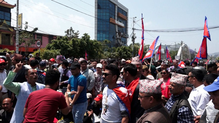 राप्रपाको प्रदर्शन विजुलीबजार केन्द्रित, सांसदहरु सिंहदरबारमा